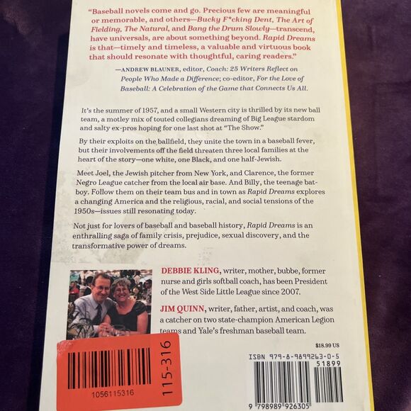 Rapid Dreams by Debbie Kling & Jim Quinn (2024 Trade Paperback) - Picture 2 of 8